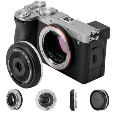 VILTROX 28mm F4.5 FE pour Sony E Mount Objectif,AF 28mm f/4.5 E Mount Pancake Objectif à Focale Fixe,Full Frame Objectif Grand Angle pour Sony a7 a7R a7S a7C a7RII a7SII a7SIII a7III a7RIII a7IV a7RIV