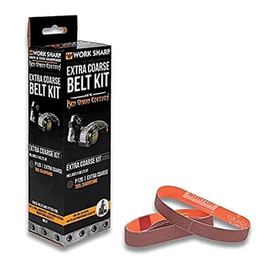 Kit de courroies pour couteaux et outils WORK SHARP & Ken Onion Edition - WSSAKO81117 Accessoire pour meuleuse de lame avec kit de courroies abrasives