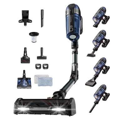 Rowenta X-Force Flex 12.60 Aqua Aspirateur Balai Laveur sans Fil, Aspire et Lave Simultanément, Puissance 150AW, Autonomie 45min, LED RH98C8WO