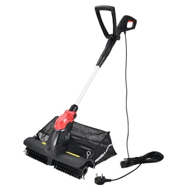 Brosse électrique portative pour gazon artificiel, largeur de travail 430 mm, moteur 300 W, sac de collecte de 12 L