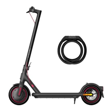 Xiaomi Electric Scooter 4 Pro Trottinette électrique pour Adulte Noir avec antivol et écran, Puissance Max 700W, autonomie 55km, pneus antidérapants - Version FR