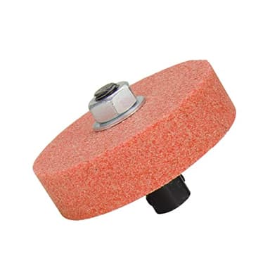 SI FANG Meule d'établi de 7,6 cm pour mini ponceuse électrique à bande, meuleuse d'établi, affûtage des bords, pour affûter les forets, alliages métalliques, fabrication de couteaux