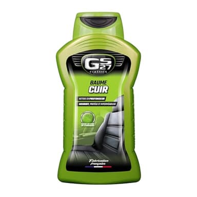 GS27 - Baume Cuir Voiture - Entretien Cuir Voiture Naturel, Teinté ou Simili - Protège et Imperméabilise - 375 ML