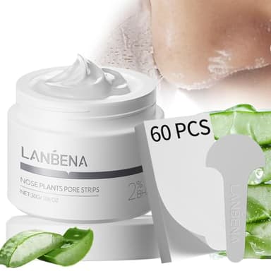 LANBENA Masque peel off pour éliminer les points noirs sur le visage et le nez, 1,05oz