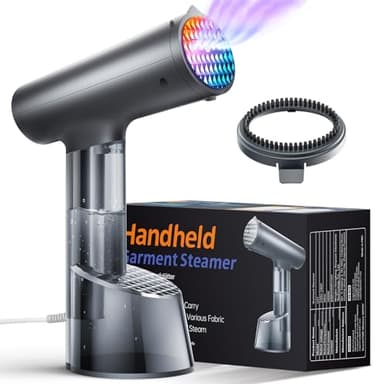 Fer à repasser de voyage Défroisseur vapeur portable pour vêtements, avec réservoir, pour vapeur verticale et horizontale, chauffage rapide, élimination rapide des plis