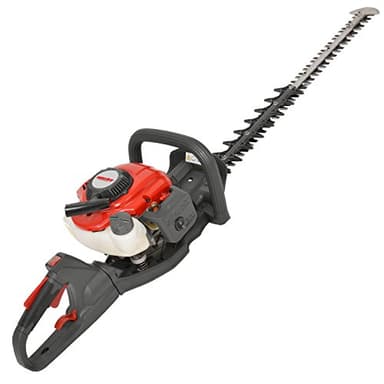 Hecht 9275 Taille haie à essence professionnel 69 cm double coupe épée 75 cm jusqu'à 28 mm d'épaisseur Moteur 2 temps