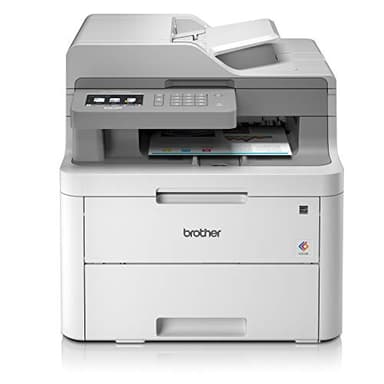 Brother DCP-L3550CDW, Imprimante Multifonction 3 en 1 (Impression, Copie, Scan), Laser Couleur, Recto verso Automatique, Wi-Fi, Vitesse d’impression allant jusqu’à 18 ppm