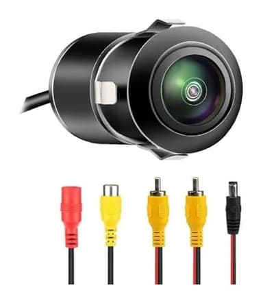 Caméra Recul Universelle AHD 720P Grand Angle Encastré pour Voitures Pick-up SUV Camping-Car Aide Marche Arrière caméra recul sans Fil