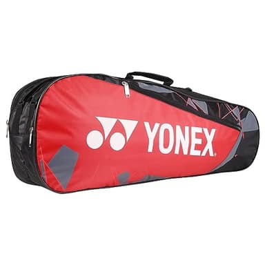 YONEX Sac de Badminton Sunr 23015 BT5 (Rouge et Noir)