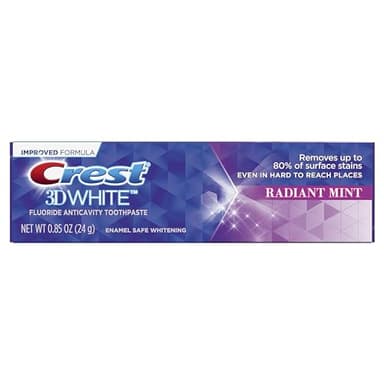Crest Dentifrice 24g 3D White Radiant Menthe 24,1 ml 1 Pièce