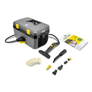 Kärcher nettoyeur vapeur SG 4/2 Classic, pression vapeur : 4 bars, réservoir : 0,5 l chaudière + 1,5 l réservoir d'eau propre, buse à main, tuyau vapeur de 2,5 m, Power buse, accessoires multifonction