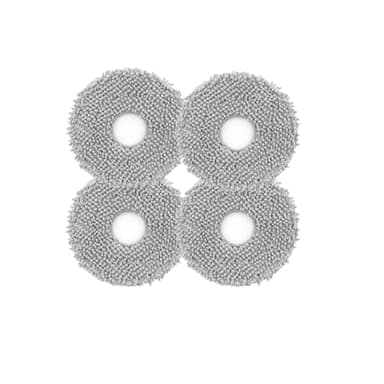 roborock Lot de 4 serpillères latérales d'origine pour robot aspirateur roborock Qrevo Curv S5X, Qrevo Edge S5A, Qrevo Curv, Qrevo Edge, accessoires