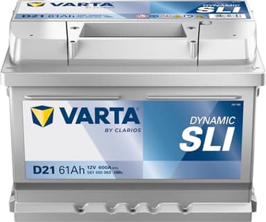 Varta Silver Dynamic D21 Batterie Voitures, 12 V 61Ah 600 Amps (En)