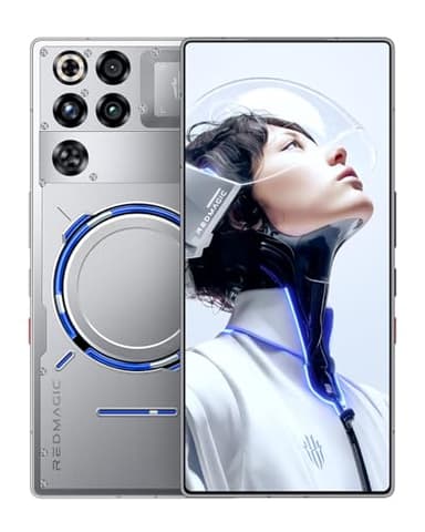 REDMAGIC 11 Pro 144Hz Smartphone Gaming, 5G Android Téléphone Portable, 16GB RAM+512GB ROM, Snapdragon 8 Elite Gen 5, 6.85" 1.5K AMOLED Écran, FHD+, 50MP Caméra, 80W Chargeur, Argent