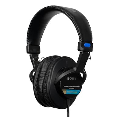Sony MDR-7506, casque d'écoute studio fermé - filaire, gamme de fréquences 10Hz à 20kHz, idéal pour l'enregistrement et le mixage en studio, 63 Ohm, design léger et pliable (227g), noir