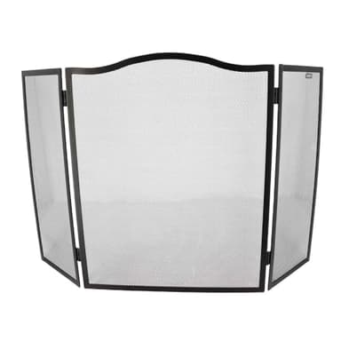 Grille de protection cheminée - Pare feu cheminée - Pliable 3 panneaux - Longueur 96cm - Hauteur 58cm - Acier