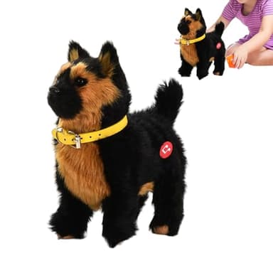 Yulokdwi Robot Animal De Compagnie | Jouet Robot Interactif Chien Peluche - Peluche Éducative pour Adolescents Adultes Maison Chambre Salle de Classe Voyage Jardin Intérieur Anniversaire Fête