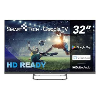 Smart Tech TV LED HD 32" (80 cm) Smart TV Google 32HG01V HDMI, USB, Résolution: 1366 * 768, [Classe énergétique E]