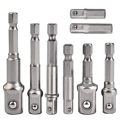 Adaptateur De Douille Télescopique à Ressort – Carré D’entraînement – Outil Multifonction – Noir