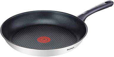 Tefal G7130714 Dailycook Poêle 30 cm Tous Feux dont Induction, Acier Inoxydable, Inox, 30 cm, 49, 5 x 31, 4 x 7, 8 cm