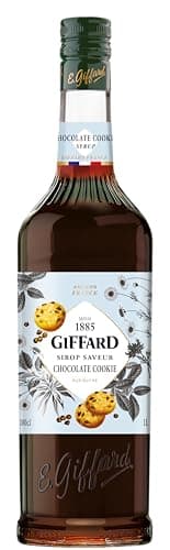 Giffard - Sirop Saveur Chocolate Cookie - Recette et Fabrication Françaises - Gourmand et Chocolaté - 1 Litre