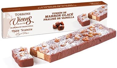Vicens Agramunt's Torrons - Excellence Collection - Nougat de Marron Glacé au Praliné de Vanille - 300gr