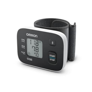 OMRON RS3 Intelli IT tensiomètre automatique au poignet avec connexion Bluetooth, compatible avec smartphones iOS et Android, validé cliniquement, portable, bracelet 13,5-21,5 cm