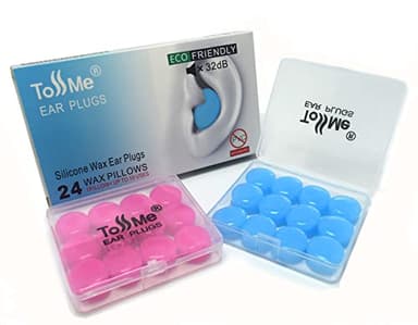 ToSSme Lot de 12 paires de bouchons d'oreilles en silicone - Protection contre le bruit - Pour la natation - Pour enfants - Isolation acoustique - Adaptables - Universel - Bloque les ronflements