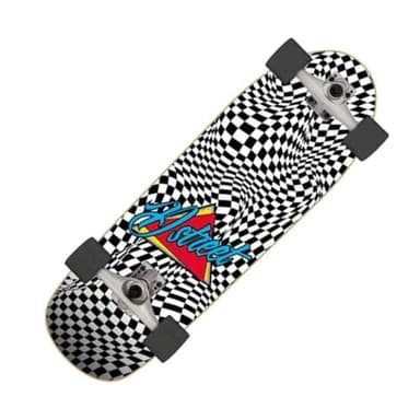 D-Street Surfskate Check Warp Skateboard Mixte Adulte, Multicolore (Multi), 81,3 x 25,4 cm