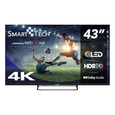 Smart Tech TV QLED 4K UHD 43' (109 cm) 43QW02V Web OS TV- 4xHDMI - 2xUSB - Dolby Vision - Dolby Atmos