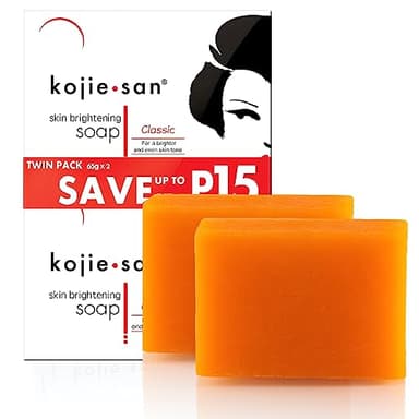 Kojie San - Savon Éclaircissant à l'Acide Kojique - 2 Barres - 65g - Pour une peau plus claire et radieuse