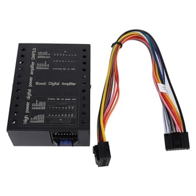 Tomotato Amplificateur de Voiture, DC 12V 4 Canaux Classe A/B Boîtier Amplificateur DSP de Voiture, pour Stéréo Audio de Voiture