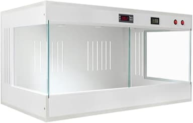 Terrarium en verre pour reptile – Habitat panoramique pour lézard, serpent, dragon barbu, tortue et caméléon – Garde au chaud
