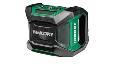 HiKOKI Radio de Chant - 18 V, Bluetooth, Dab+/FM, Design Robuste, Volume Élevé, Longue Autonomie, Inclus Adaptateur AC, Écran Rétroéclairé - Recherche Automatique des Stations