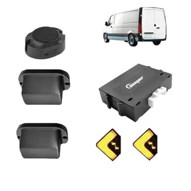 Beeper Radar de Recul & Détection d’Angles Morts pour Camion/Utilitaire – Aide à la Conduite Sécurité BSD, Installation Facile - RE-BSD52