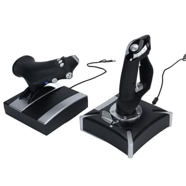Flight Simulation Joystick avec Fonction de Vibration, Contrôle du Simulateur pour les Séries X S, Système de Simulation Joystick et Gaz pour WINS7 8 10 11