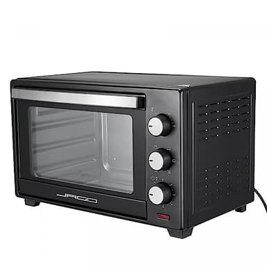 Jago® Mini Four Electrique - avec Convection, 30 Litres, 5 Modes, 100-230º, 1600W, Acier Inoxydable, Portable - Mini Foyer Chaleur Tournante, Cuisinière Posable