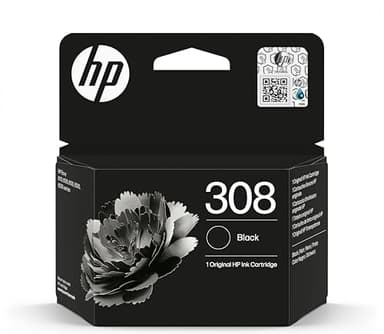 HP 308 Cartouche d’Encre Authentique Noir