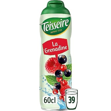TEISSEIREE Sirop de Grenadine, La bouteille de 60cl