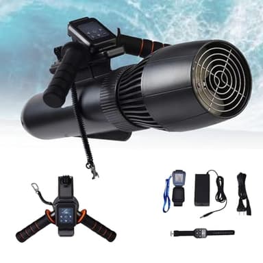 AiODiO Scooter sous-Marin Portable, Propulsion par Moteur sans balais avec télécommande Intelligente, Batterie Amovible, Scooter de plongée, pour Paddle, plongée sous-Marine 10000mAh