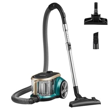 Eureka Apollo Aspirateur Traîneau sans Sac, Aspirateur Cylindrique Léger avec Système à Cyclone Unique, Puissance Moteur 800 W, Bac à Poussière 2,2 L, Tapis et Sols Durs