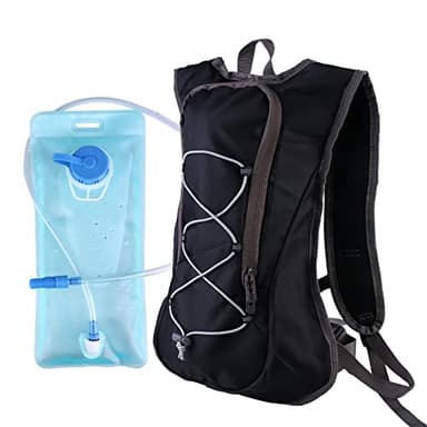 Sac à Dos D'Hydratation avec Vessie 2l: Sac à Dos de Vélo Ultra Léger étanche, Sac à Dos Réfléchissant Réglable pour Le Ski, La Course, La Randonnée, Le Vélo