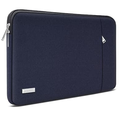 TECOOL 13,3 Pouces Housse Ordinateur Portable, Pochette Protection pour MacBook Air/Pro 13, 13,3" Acer ASUS Dell HP Lenovo Samsung Laptop, 13,5 Pouces Surface Laptop 2/3 Sacoche, Bleu foncé