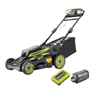 Ryobi RY36LMX51A-160 Tondeuse à Gazon sans Fil 36 V avec Batterie et Chargeur | Largeur de Coupe 51 cm