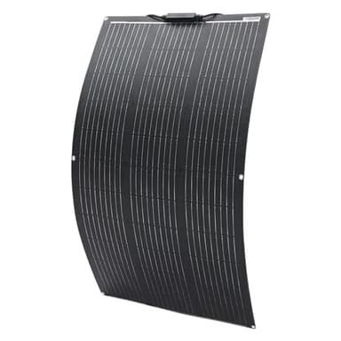Aysolar Panneau Solaire Flexible 100W 12V Panneau Solaire Souple ETFE Monocristallin Photovoltaïque pour RV Bateaux Cabine Van 12V Batterie et Autres Surfaces Inégales