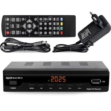 Strom 504 A+ Décodeur TNT Full HD -DVB-T2 - Compatible HEVC264 - (HDMI,Péritel, USB, Digital Plus) Noir