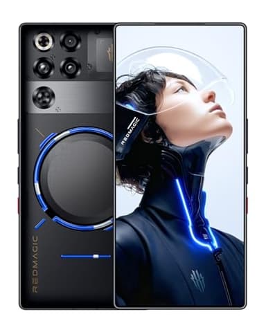 REDMAGIC 11 Pro 144Hz Smartphone Gaming, 5G Android Téléphone Portable, 16GB RAM+512GB ROM, Snapdragon 8 Elite Gen 5, 6.85" 1.5K AMOLED Écran, FHD+, 50MP Caméra, 80W Chargeur, Transparent