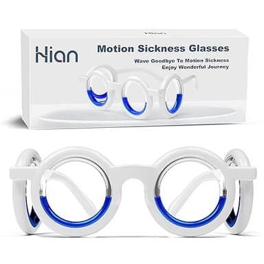 Lunettes ultra-légères et portables pour le soulagement de la nausée, réduisant le mal des transports, le mal de mer, pour le sport, les voyages et le jeu vidéo（XIN-1 glasses-3）