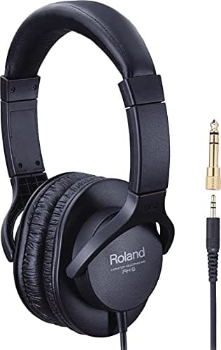 Roland Casque RH-5, pour le monitoring, conception fermée pour une écoute sans distraction