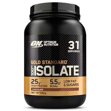 Optimum Nutrition Gold Standard 100% Whey Protéine Isolée en Poudre, Goût Chocolat, 930g, 31 Portions